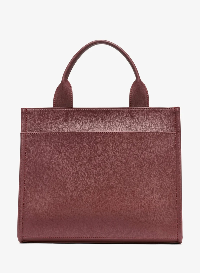 دكني حقيبة يد علوية بشعار باولا