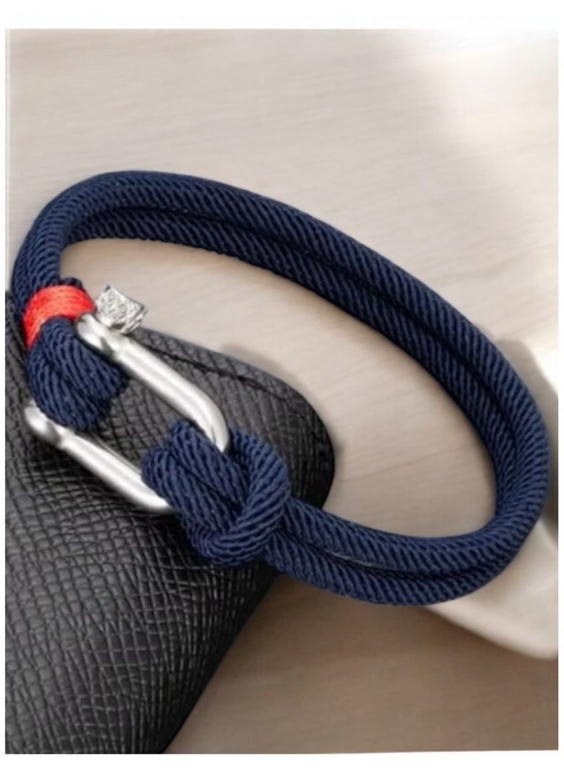 لوكشري كونسبت اسوارة رجالية أنيقة وعصرية من القماش المعالج عالي الجودة مقاس 21 سم - Image 1