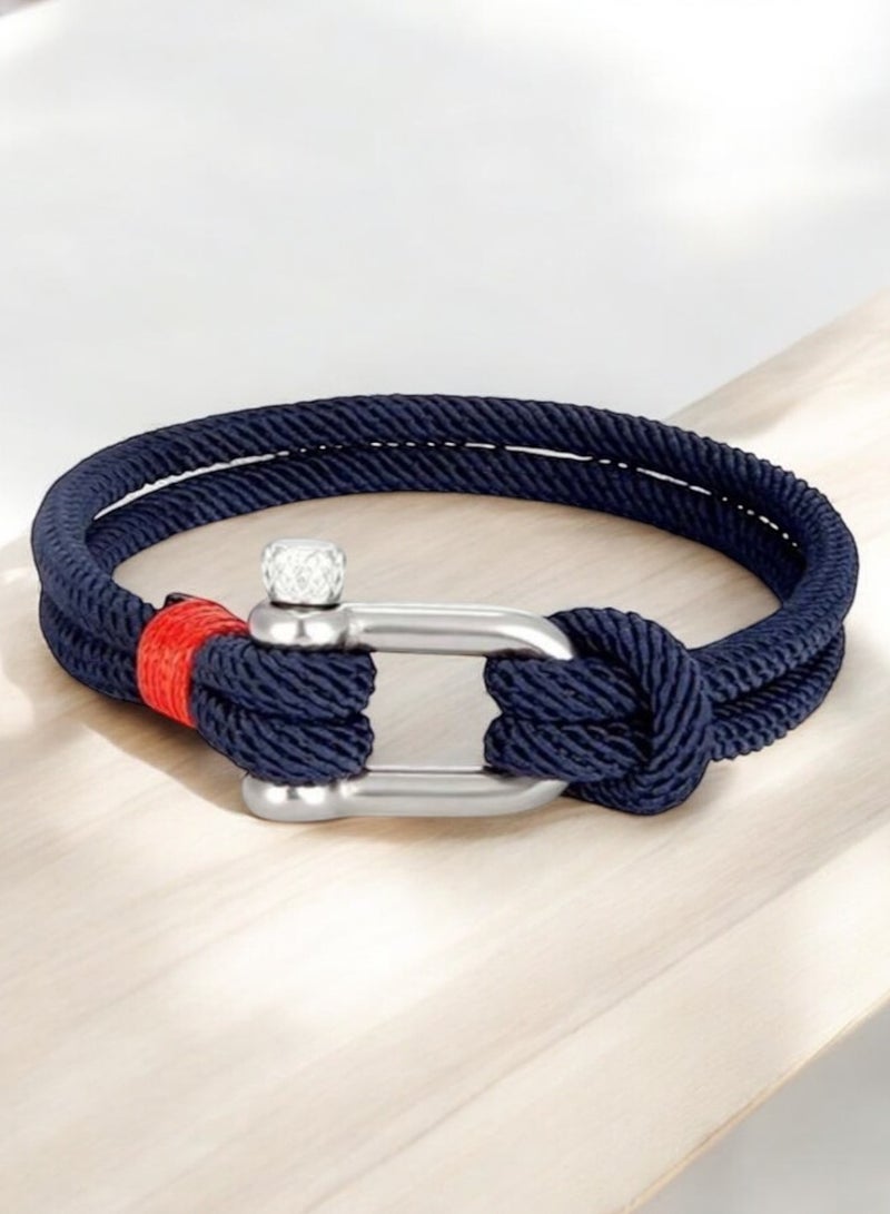 لوكشري كونسبت اسوارة رجالية أنيقة وعصرية من القماش المعالج عالي الجودة مقاس 21 سم - Image 2