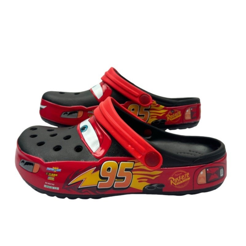 24 New 95 Car Mcqueen Red Male And Female Couple Beach Outdoor Hole Sandals Sports And Leisure - Image 3