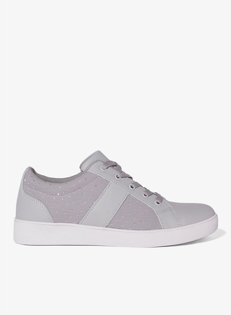 Ginger Diamante Casual Sneakers - Image 1
