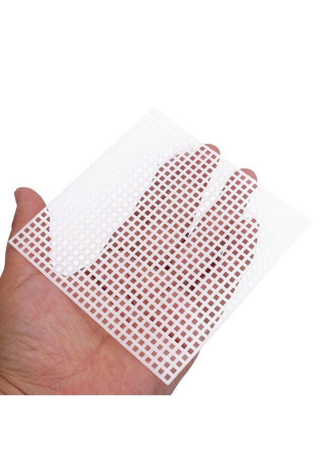Tosnail 100 Pieces 4" X 4" Clear Plastic Canvas Mesh Sheets For Embroidery Crafting - Image 4