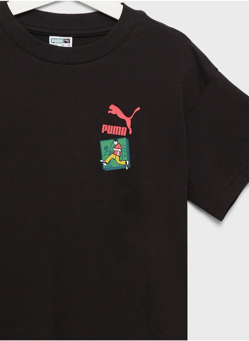 PUMA Youth Graphic Trailism T-Shirt