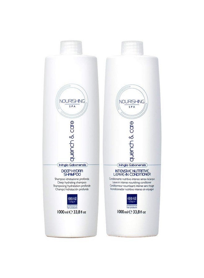 Ever Ego Nourishing Spa Deep Hydra Shampoo + Leave-in Conditioner 1000ml / 33.8oz
