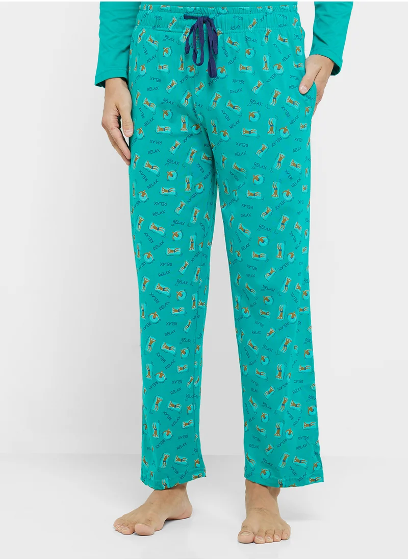 Robert Wood Nightwear T-Shirt & Pants Sets