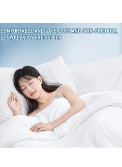Generic Disposable Sheet and Pillowcase Set, Hotel, Camping Portable 4 Pcs Double Bed Travel Hygiene Set, Soft, Eco-Friendly, Wash-Free Bedding Set, 1 Quilt Covers, 1 Bed Sheet and 2 Pillow Cases  - Image 3