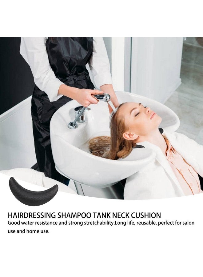 FERCAISH Shampoo Bowl Neck Cushion，Long-Lasting Soft Silicone Hair Wash Neck Pillow - General Shampoo Bowl Neck Rest Pillow For Hairdressing Hair Washing Sink Basin Tool(Black) - Image 5