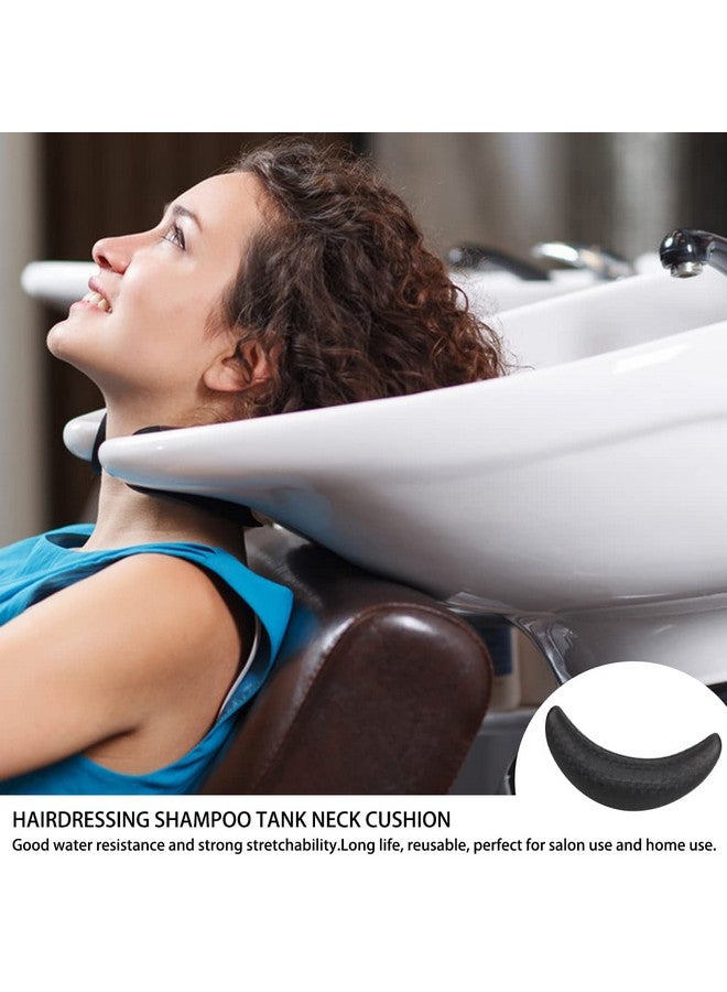 FERCAISH Shampoo Bowl Neck Cushion，Long-Lasting Soft Silicone Hair Wash Neck Pillow - General Shampoo Bowl Neck Rest Pillow For Hairdressing Hair Washing Sink Basin Tool(Black) - Image 4