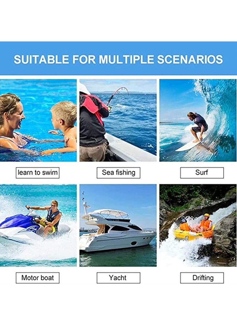 ريبنيو سترة النجاة سترات السلامة البدلة المائية قوارب الكاياك السباحة ركوب الأمواج الانجرافمعدات الحجم {M} 45 إلى 60 كجم (الفوسفور) - Image 5