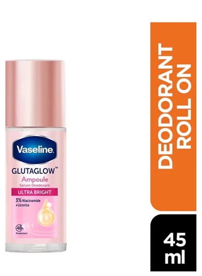 Vaseline Glutaglow Ultra Bright Ampoule Serum Deodorant - 45ml - Image 4