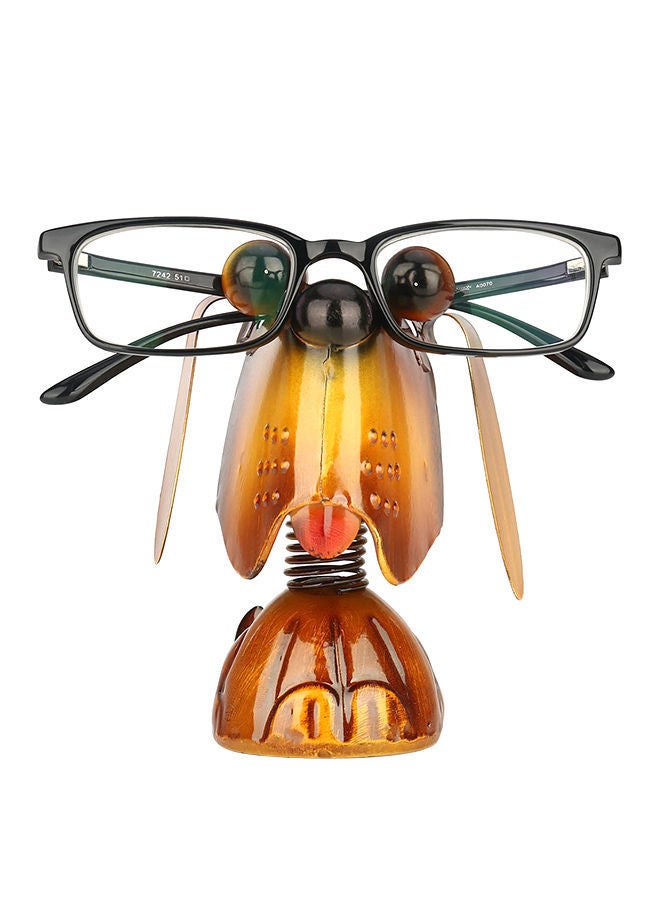 NIBEMINENT Abstract Iron Casting Sculpture Brown 12x9x10centimeter - Image 1