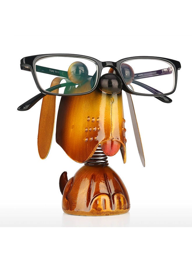 NIBEMINENT Abstract Iron Casting Sculpture Brown 12x9x10centimeter - Image 3