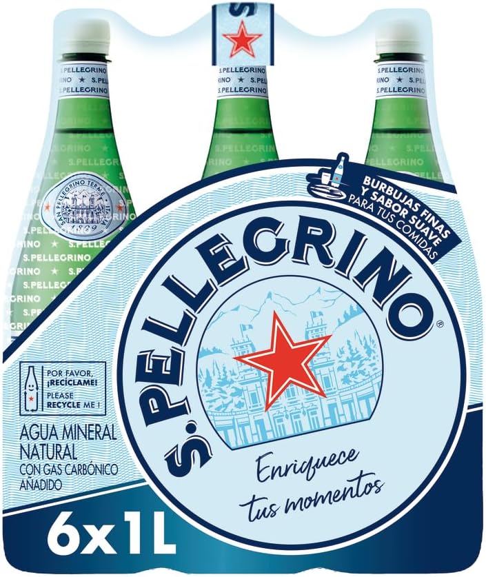 Sanpellegrino مياه معدنية طبيعية فوارة سان بيلجرينو - عبوة 6 - Image 2