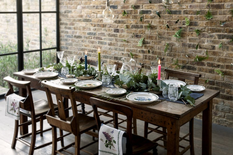 Portmeirion Botanic Garden 12.5" Oval Gratin Dish, Lilac Motif - Durable Porcelain, Oven to Table Serveware, Dishwasher Safe - Functional Bakeware & Roaster - Image 2