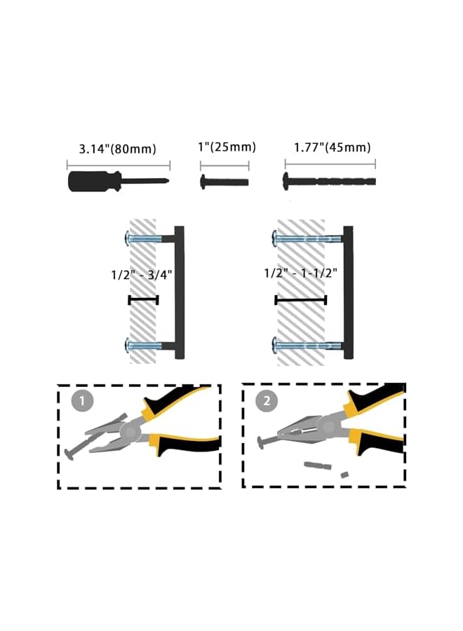 promass 6 Pack Cabinet Handles 6.2'' Modern Grey & Gold Aluminum Cabinet Pulls Knurled Diamond Pattern Drawer Hardware for Kitchen Cupboard Door and Bathroom (5" Hole Center) - Image 4