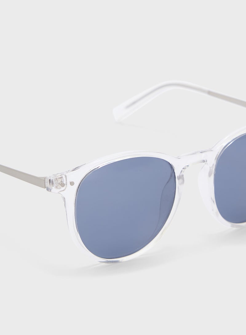 نوتيكا نظارة شمسية بولارويد دائرية بإطار كامل - Image 4