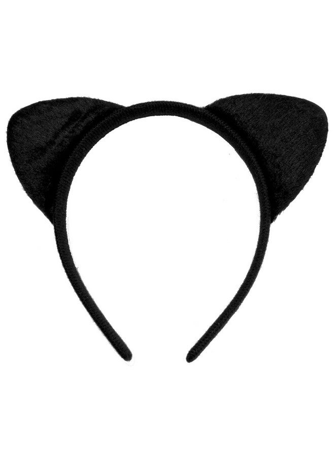 OLYPHAN Cat Ears and Tail Costume Adult Women - Black Cat Halloween Costume Set & Cosplay Accessories Kit - Image 1