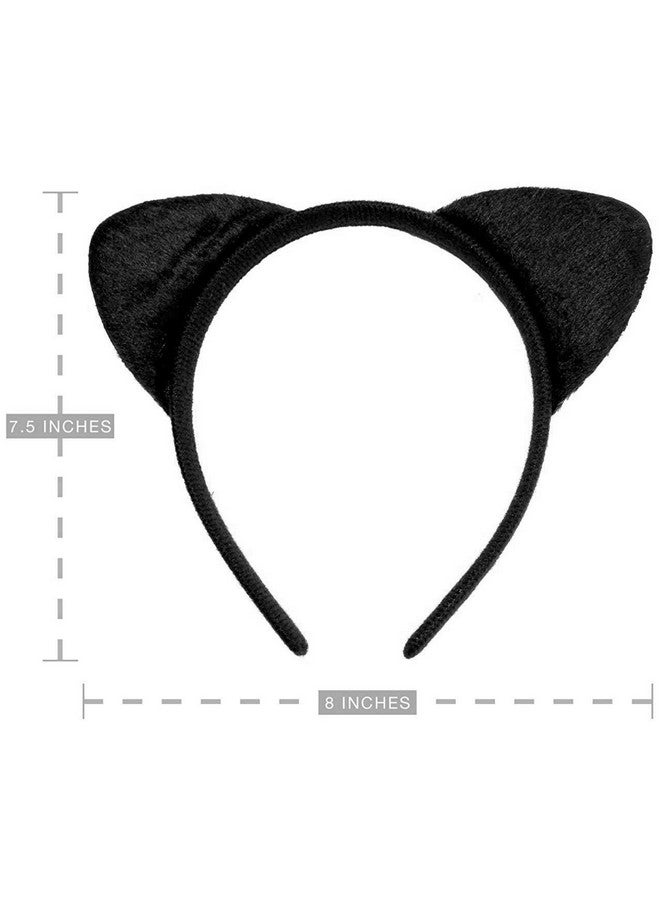 OLYPHAN Cat Ears and Tail Costume Adult Women - Black Cat Halloween Costume Set & Cosplay Accessories Kit - Image 4