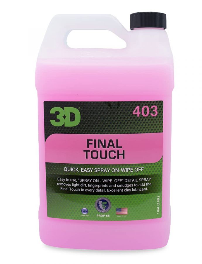 3D رذاذ التفاصيل السريعة لمسة نهائية ثلاثية الأبعاد - سهل الرش والمسح للحصول على لمعان صالة العرض 1 جالون - Image 1