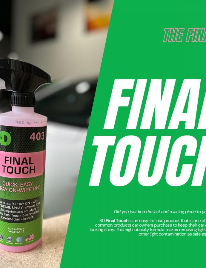 3D رذاذ التفاصيل السريعة لمسة نهائية ثلاثية الأبعاد - سهل الرش والمسح للحصول على لمعان صالة العرض 1 جالون - Image 3