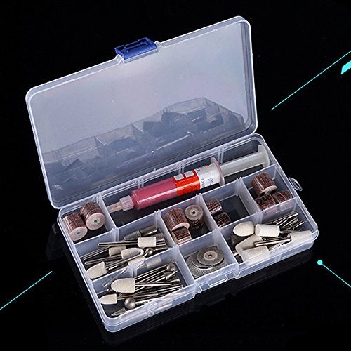 LUO KE 52pcs Diamond Mounted Burr Sets for Jade/Stone/Jewelry Making, Engraving, Polishing and Buffing Fit Dremel Rotary Tools - Image 5