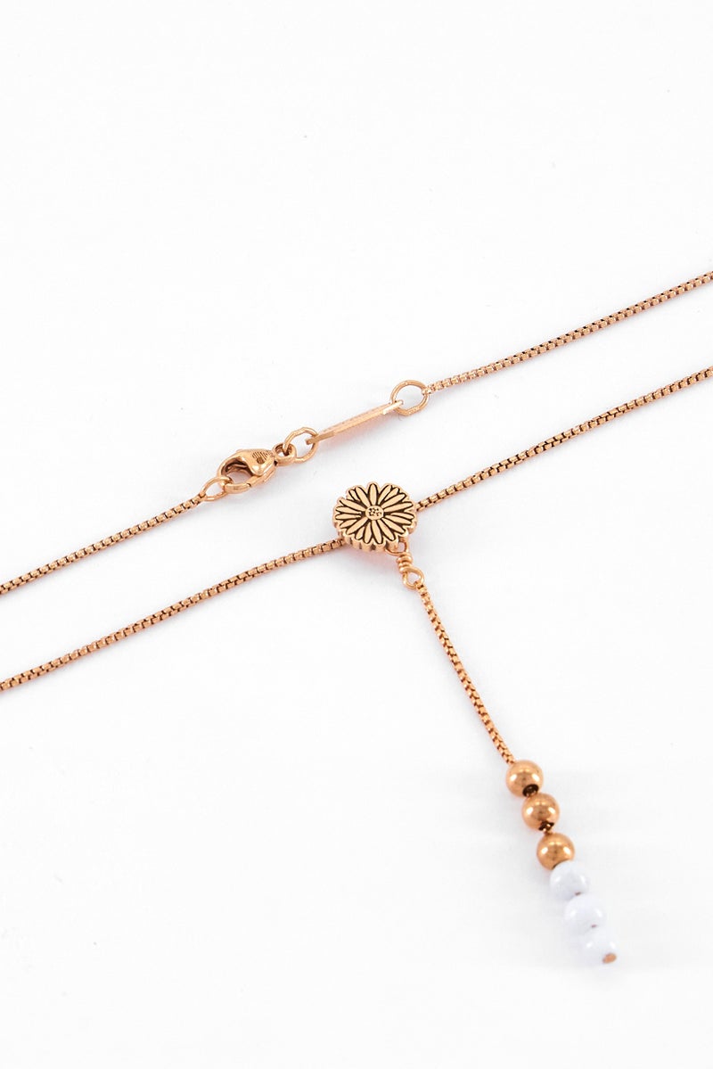 ALEX AND ANI Women Life Adjustable Y-Necklace, Rose Gold - Image 3