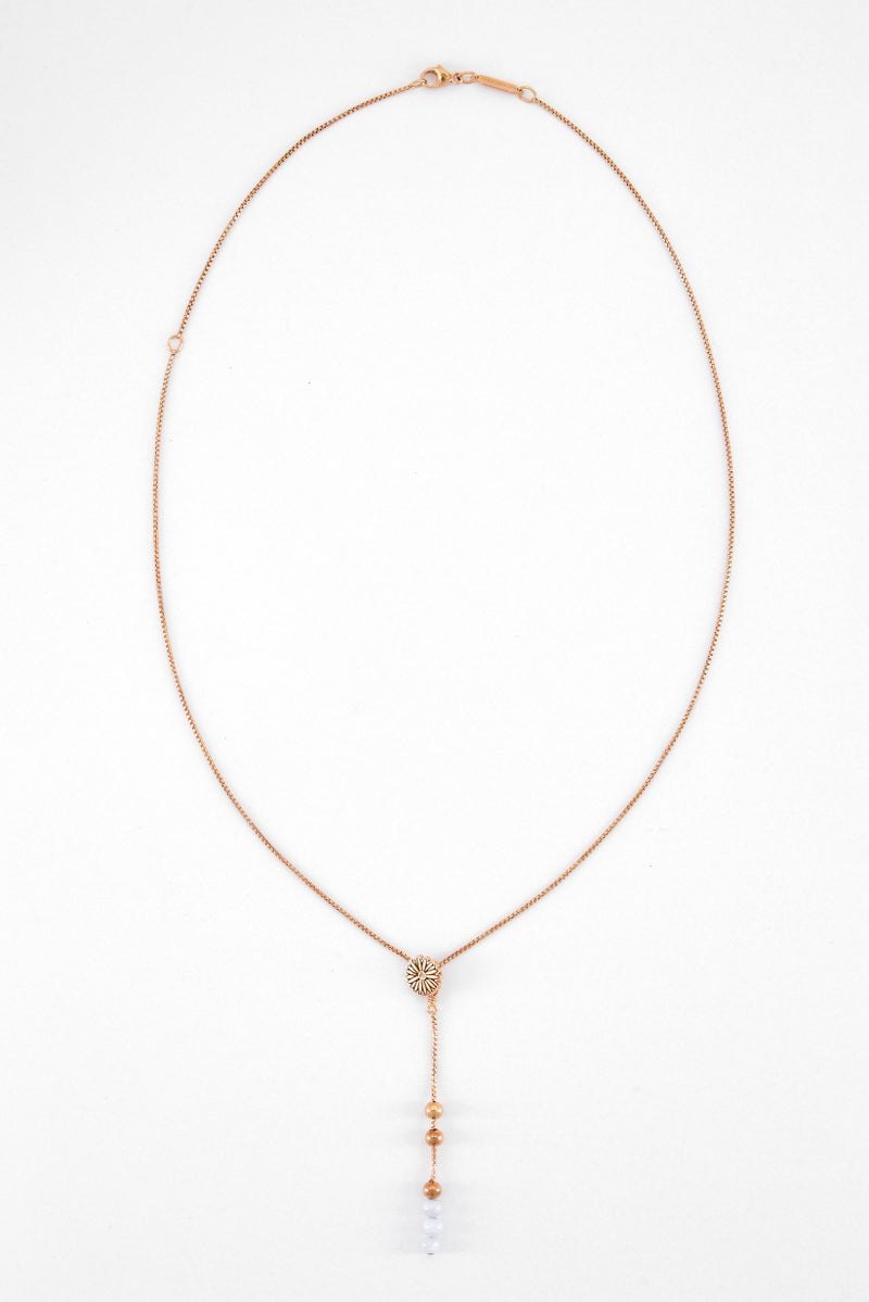 ALEX AND ANI Women Life Adjustable Y-Necklace, Rose Gold - Image 2