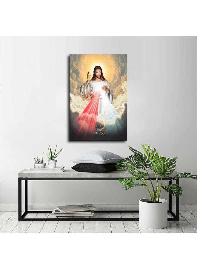 FireDeer Catholic Jesus Poster Print On Canvas Painting Christian God Pictures for Living Room No Frame - Image 5