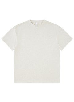 275g Heavyweight FOG Earth Tone Oversized Drop Shoulder Tee Oat Ash
