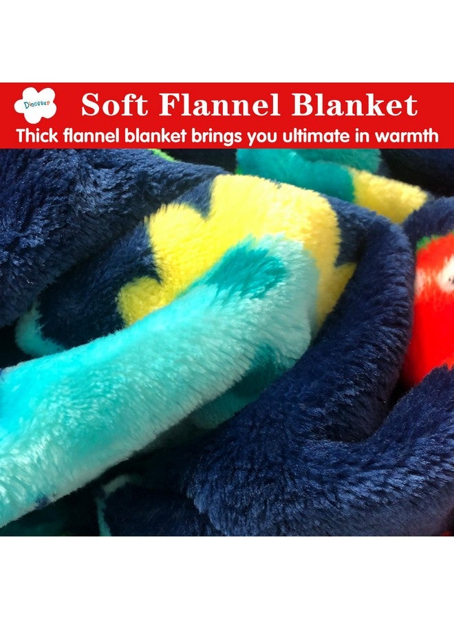 Lukeight Toddler Blanket for Boys and Girls, Plush and Thick Dinosaur Blanket Birthday Gifts for Toddler and Baby (Dinosaur, 30x40 Inches) - Image 3