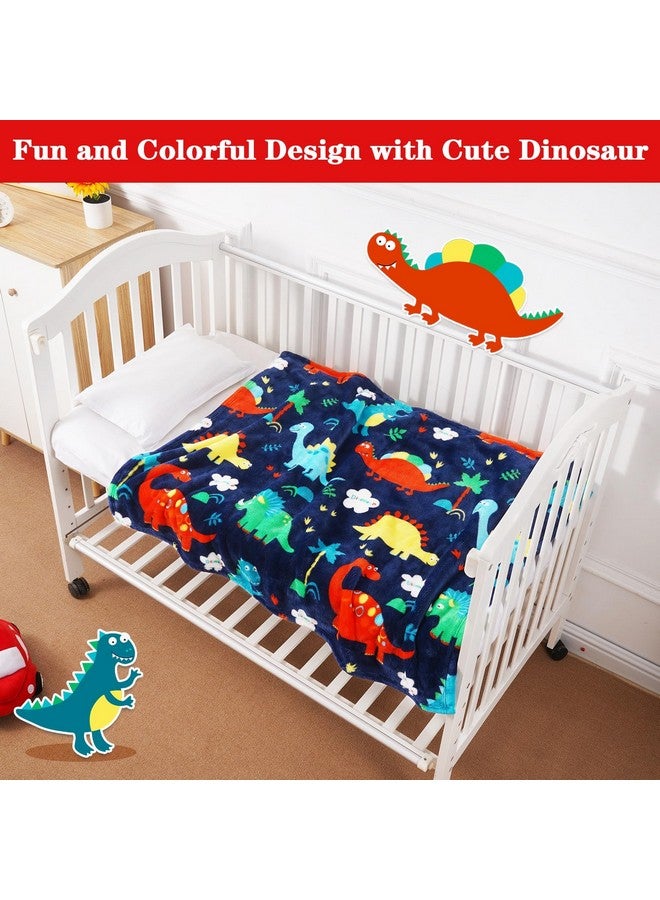 Lukeight Toddler Blanket for Boys and Girls, Plush and Thick Dinosaur Blanket Birthday Gifts for Toddler and Baby (Dinosaur, 30x40 Inches) - Image 2