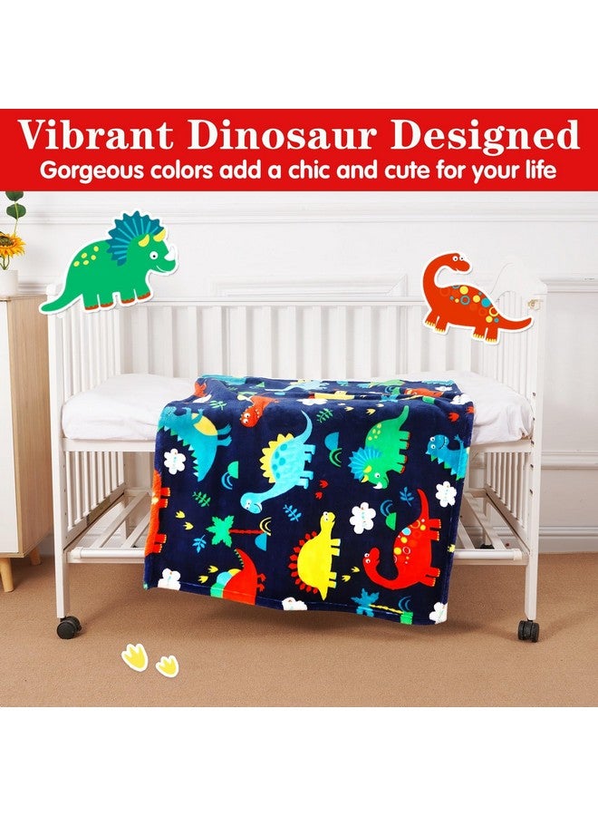 Lukeight Toddler Blanket for Boys and Girls, Plush and Thick Dinosaur Blanket Birthday Gifts for Toddler and Baby (Dinosaur, 30x40 Inches) - Image 4