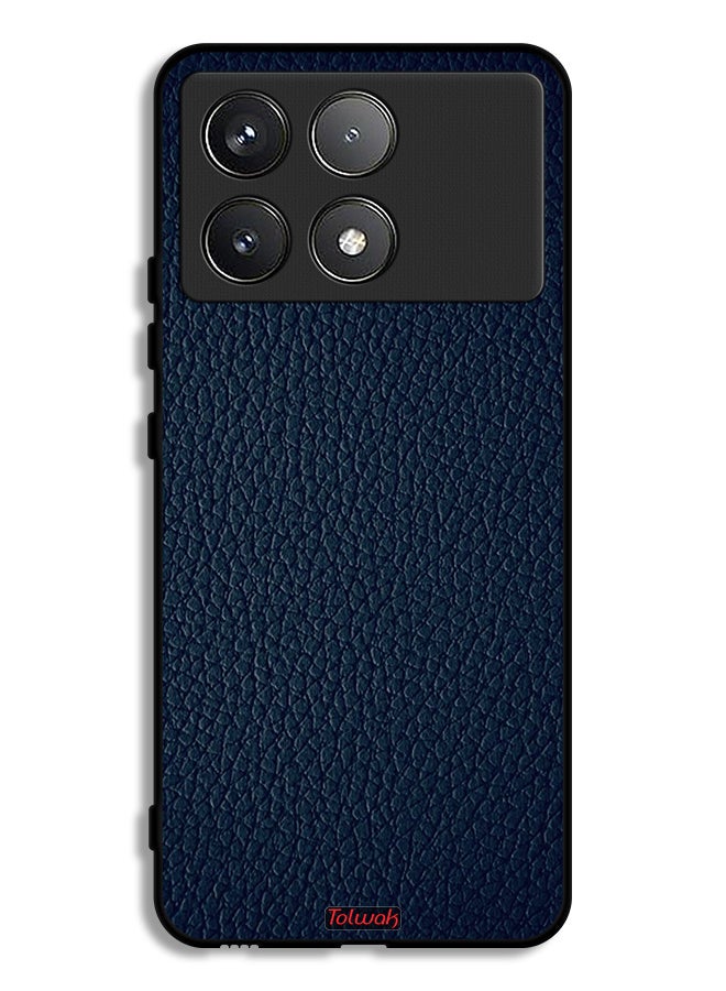 Tolwak Xiaomi Poco F6 Pro Protective Case Cover Leather Pattern - Image 1