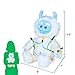Cuddle Barn Yeti for Christmas Animated Musical Yeti Soft Fluffy Plush Toy Dancing Lights Up Sings Deck The Halls 115 Inches - Image 4