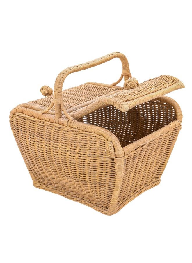 Alsaif Serving Basket With Wicker Lid 38  - Image 3