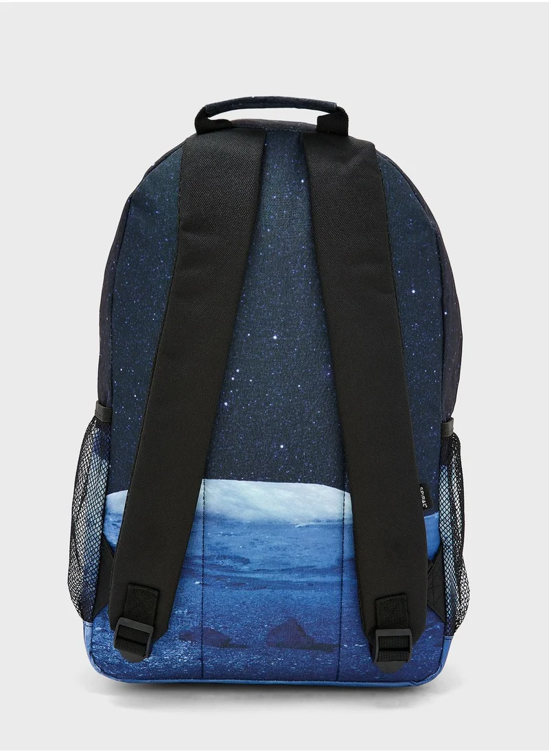 Spiral Lunar Printed Backpack