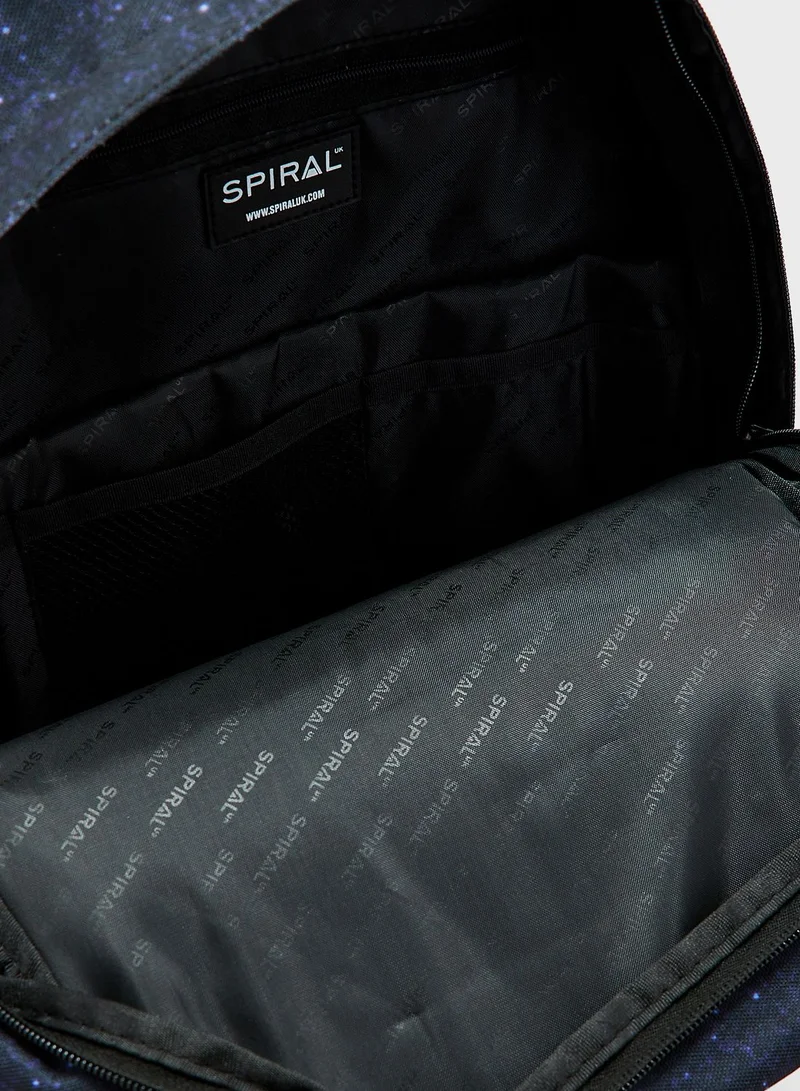 Spiral Lunar Printed Backpack