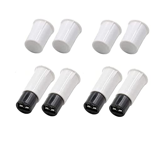 bnafes MC-33C NC Magnetic Reed Switch Recessed Door Window Alarm, Magneti Door Switch, Contact Sensor, for Home Security and Burglar Alarm Systems (4 Sets) - Image 1
