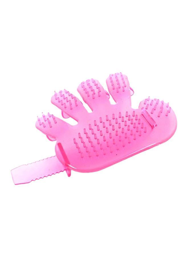 Hand Shaped Comb For Dog And Cat Pink - Image 1