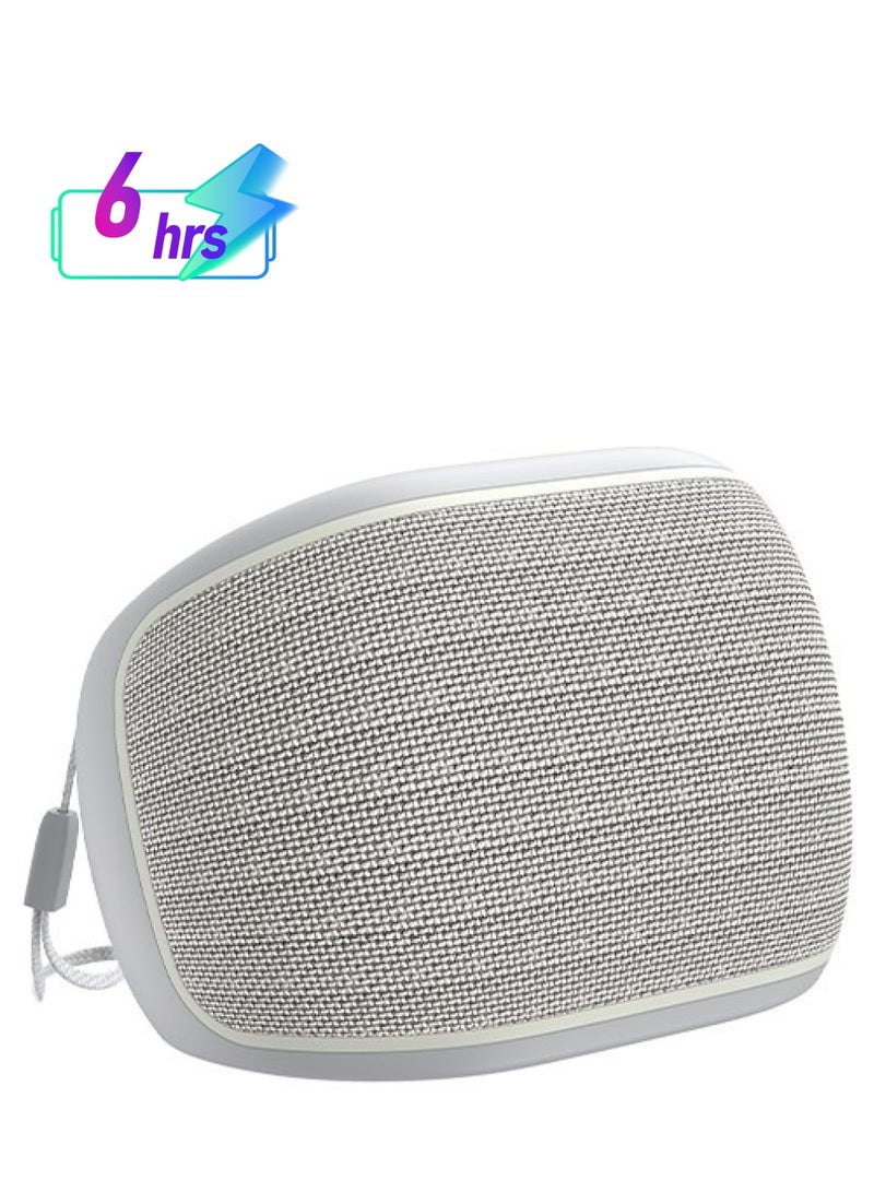 havit Bluetooth Speaker, Bluetooth 5.3, Wireless Stereo, Built-in Microphone, 900mAh Large Capacity Battery, Long-Lasting Battery Life, Grey - Image 1