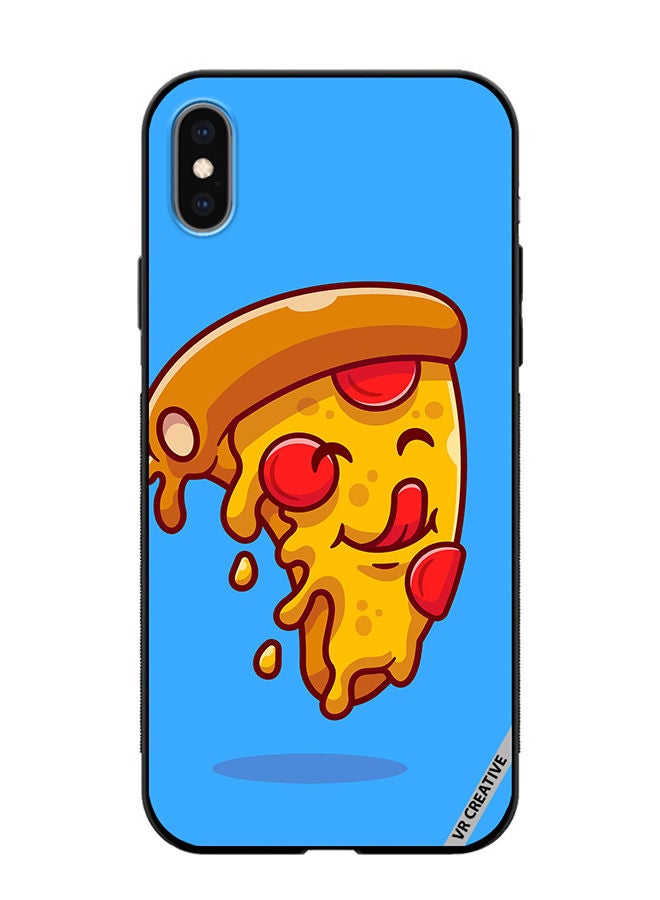 VR CREATIVE Protective Case Cover For Apple iPhone XS Max Pizza Design Multicolour - Image 1