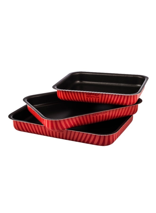 نيوفلون طقم صواني فرن مستطيلة نيوفلون BLAZE 🔴 3 قطع | مقاسات 31×24 – 36×28 – 42×30 سم | طلاء مانع للالتصاق 🍖🔥 - Image 5