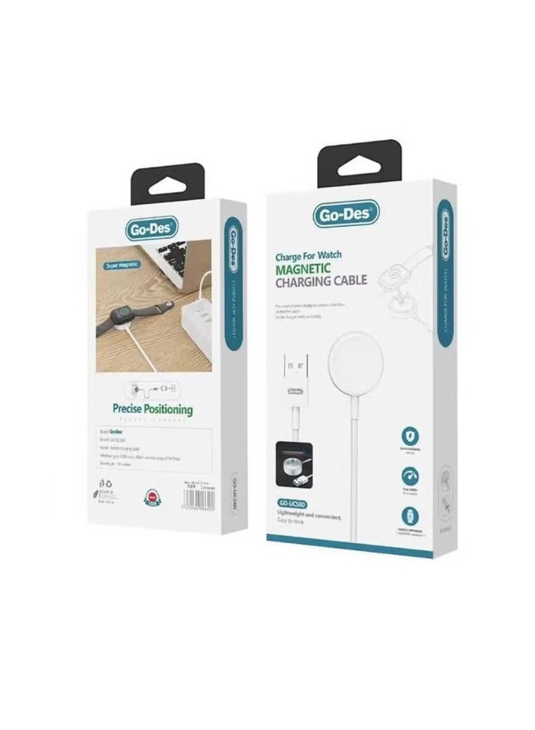 GO-DES Go Des GD-UC580 Apple Watch Series Smart Watch Wireless USB Charger Cable - Image 2