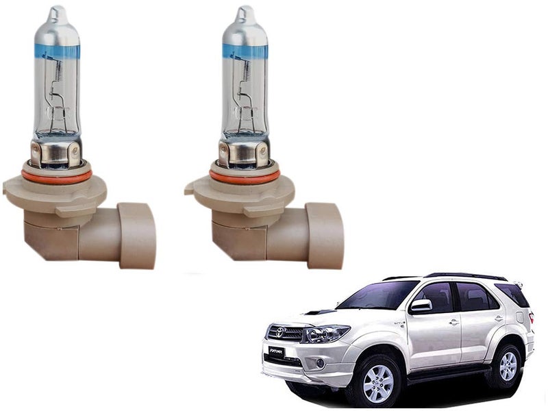 Auto Pearl -Sapphire Series 9006 Cool Blue Halogen Fog Light Bulb (100 W, 12 V, 2 Bulbs) Compatible With Fortuner Old - Image 1