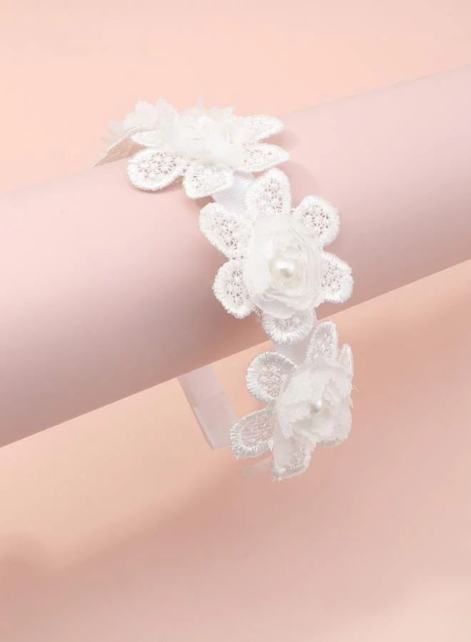 تايك تو Flower Applique Headband