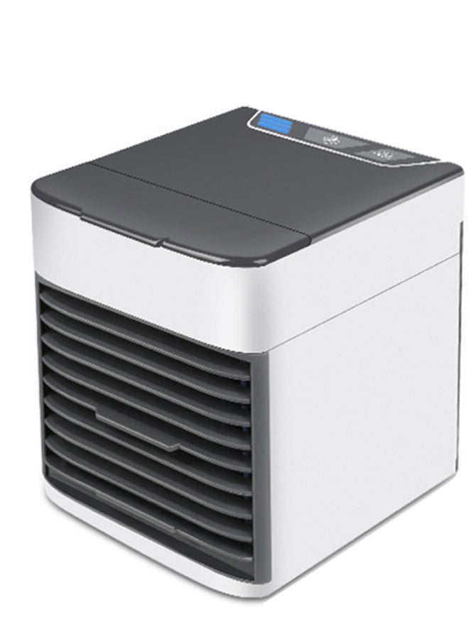 Loquat USB Air Cooler Fan White/Grey - Image 1