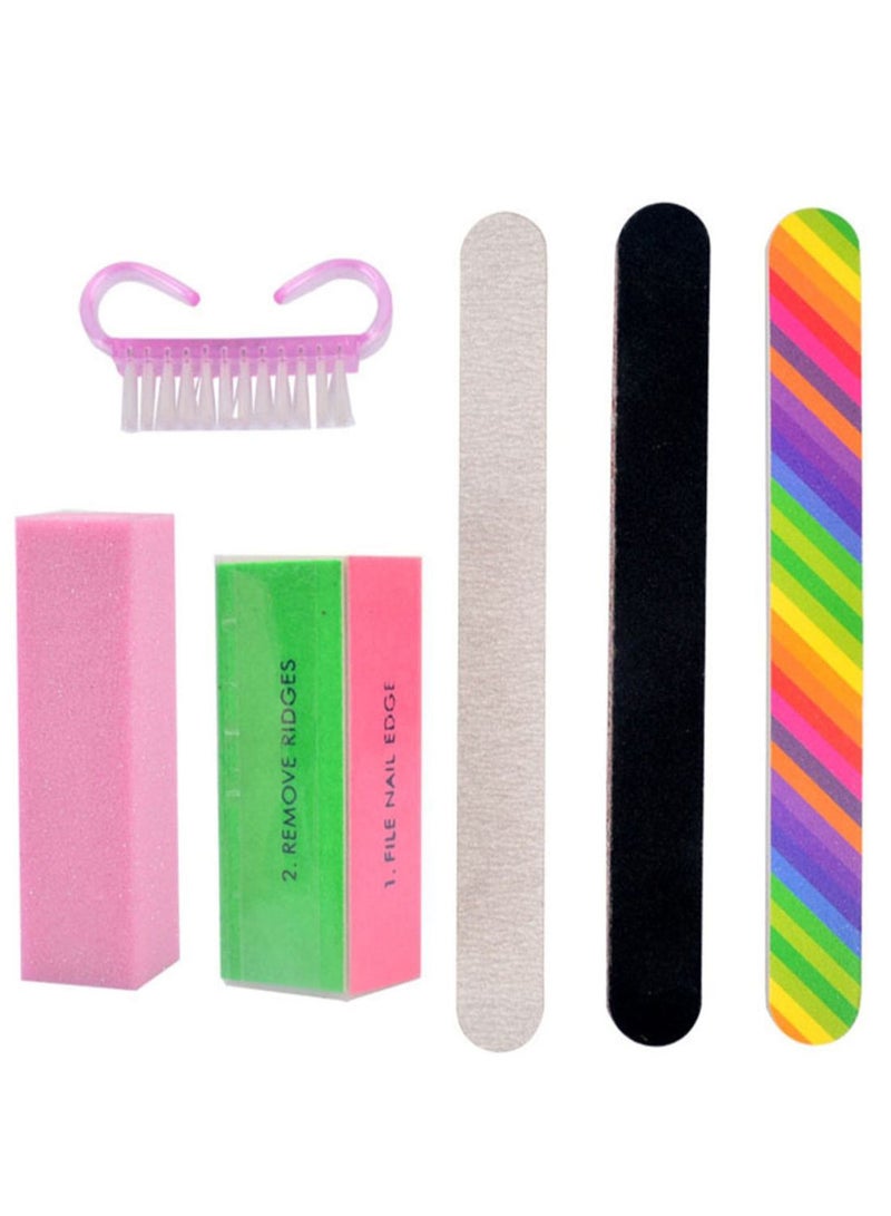 NIBEMINENT 6-Piece Professional Nail Tool Set Multicolour - Image 1