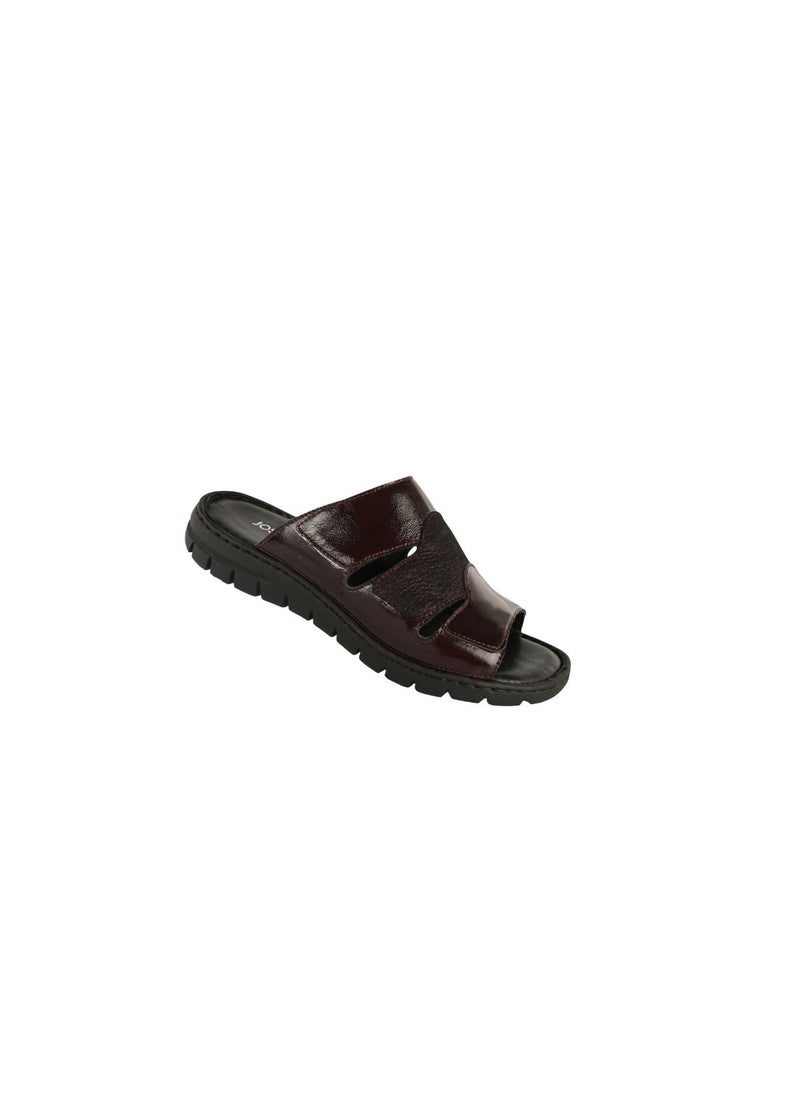 Josef Seibel - Josef Seibel Ladies Flat  Sandals 93461-AR Bordo 071-2005 - Image 1