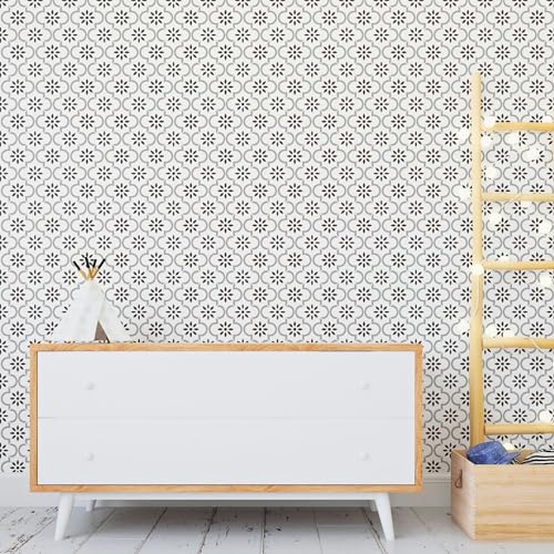 Brandian 12 pcs Tile Decals for Bedroom & Living Room Decor, Covers 2 Ft x 3 Ft, Matte Finish, 6x6 Inches (Pack of 12) - Image 2