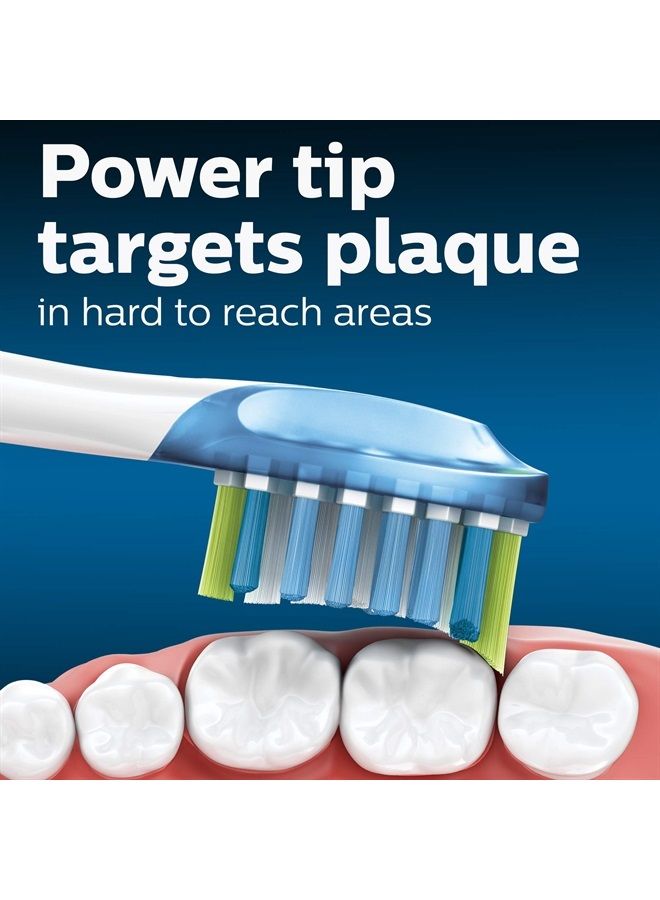 Sonicare Philips Sonicare Genuine C3 Premium Plaque Control Toothbrush Heads, 4 Brush Heads, White, HX9044/65  - Image 1